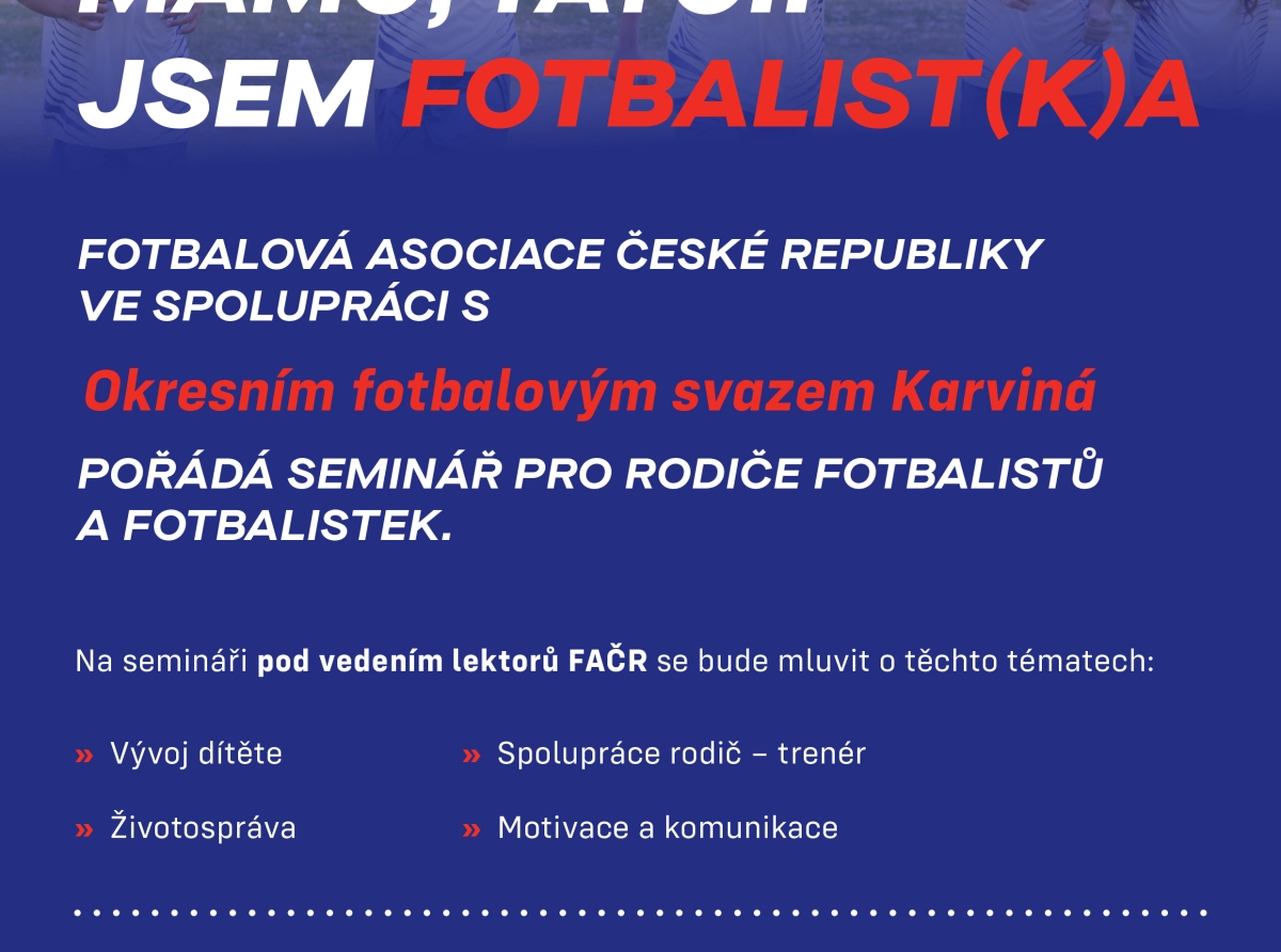 Seminář pro rodiče a děti